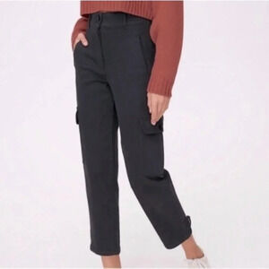 Aritzia Charcoal Straight Leg Pants